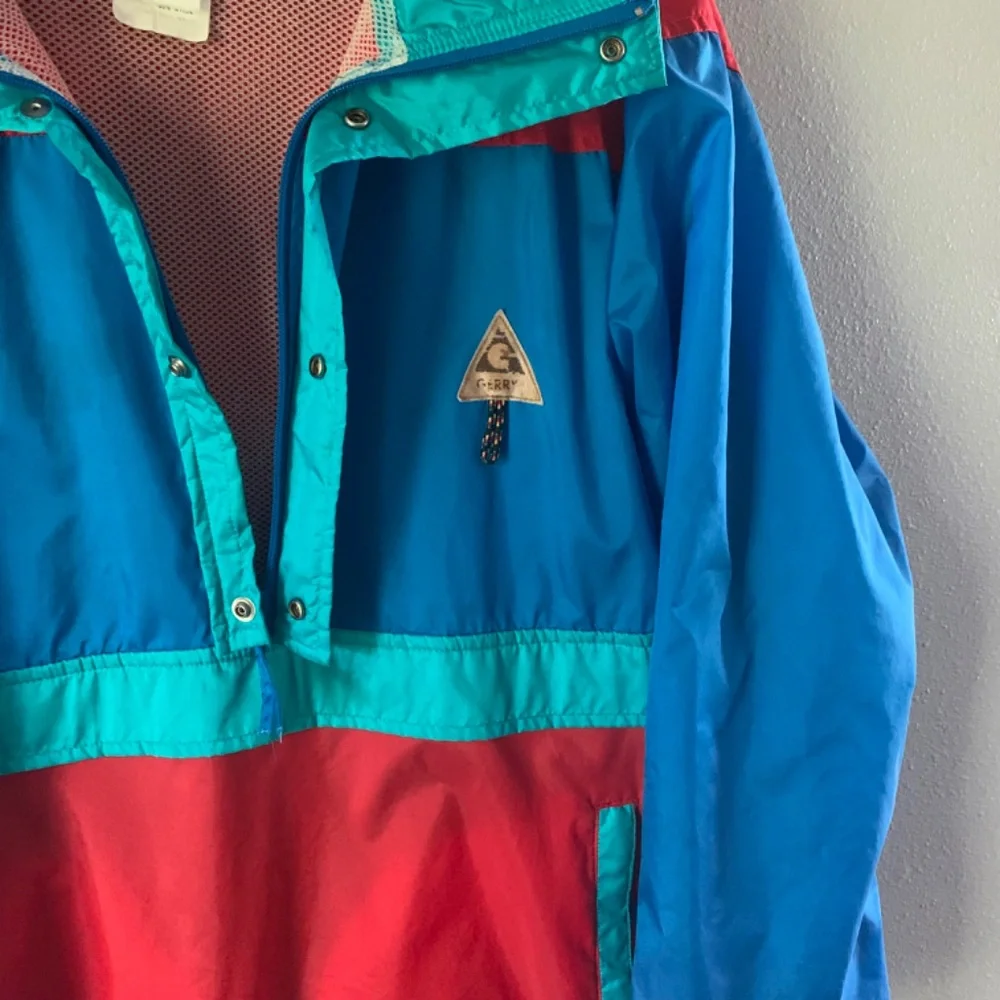 Vintage Retro 80s/90s Gerry Weber Colorful Jacket Shell Windbreaker